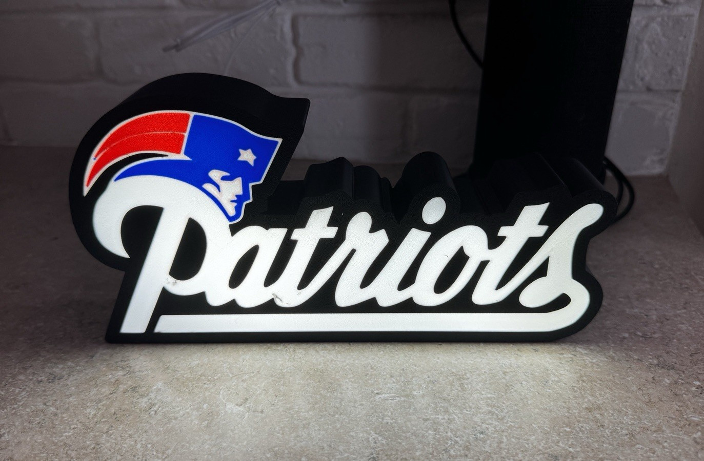 New England Patriots Lighted Sign
