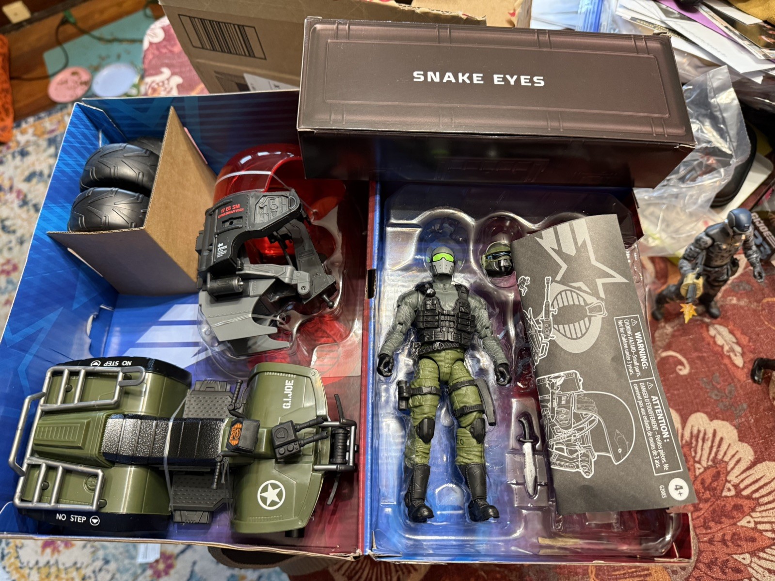 G.I. Joe Classified Snake Eyes 218 Varmint ATV Stealth Cobra Trouble Bubble G.I. Joe Classified Snake Eyes 218 Varmint ATV Stealth Cobra Trouble Bubble