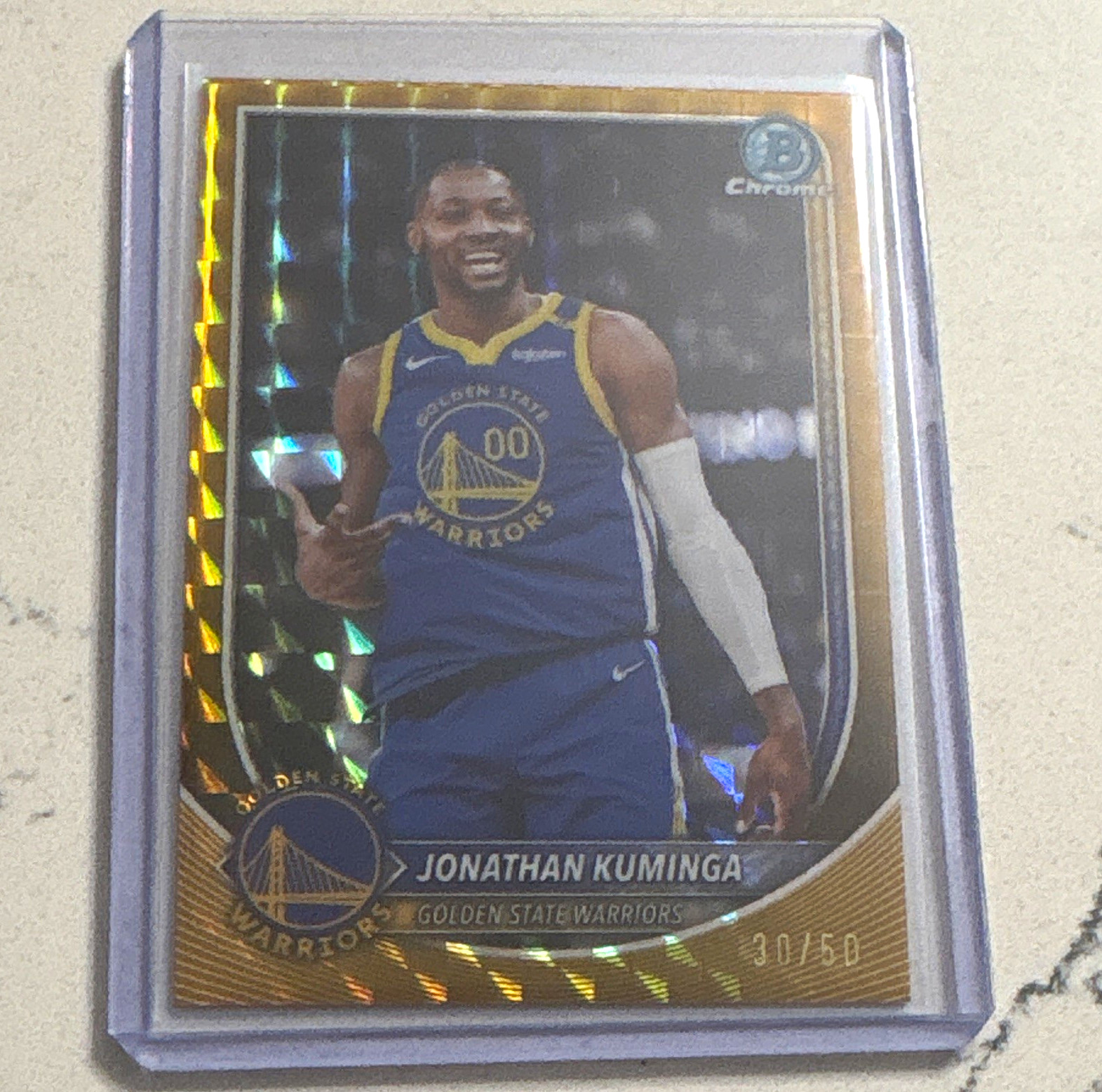 2024 Topps /50 Jonathan Kuminga BCV-191 Golden State Warriors 2024 Topps /50 Jonathan Kuminga BCV-191 Golden State Warriors