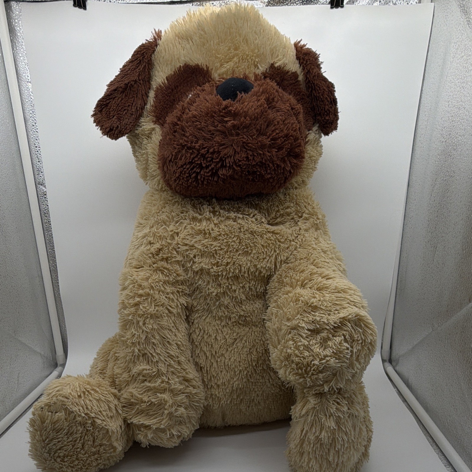 Goffa Dog Plush Stuffed Animal Beige Brown Soft Large in Ages 3+ Years