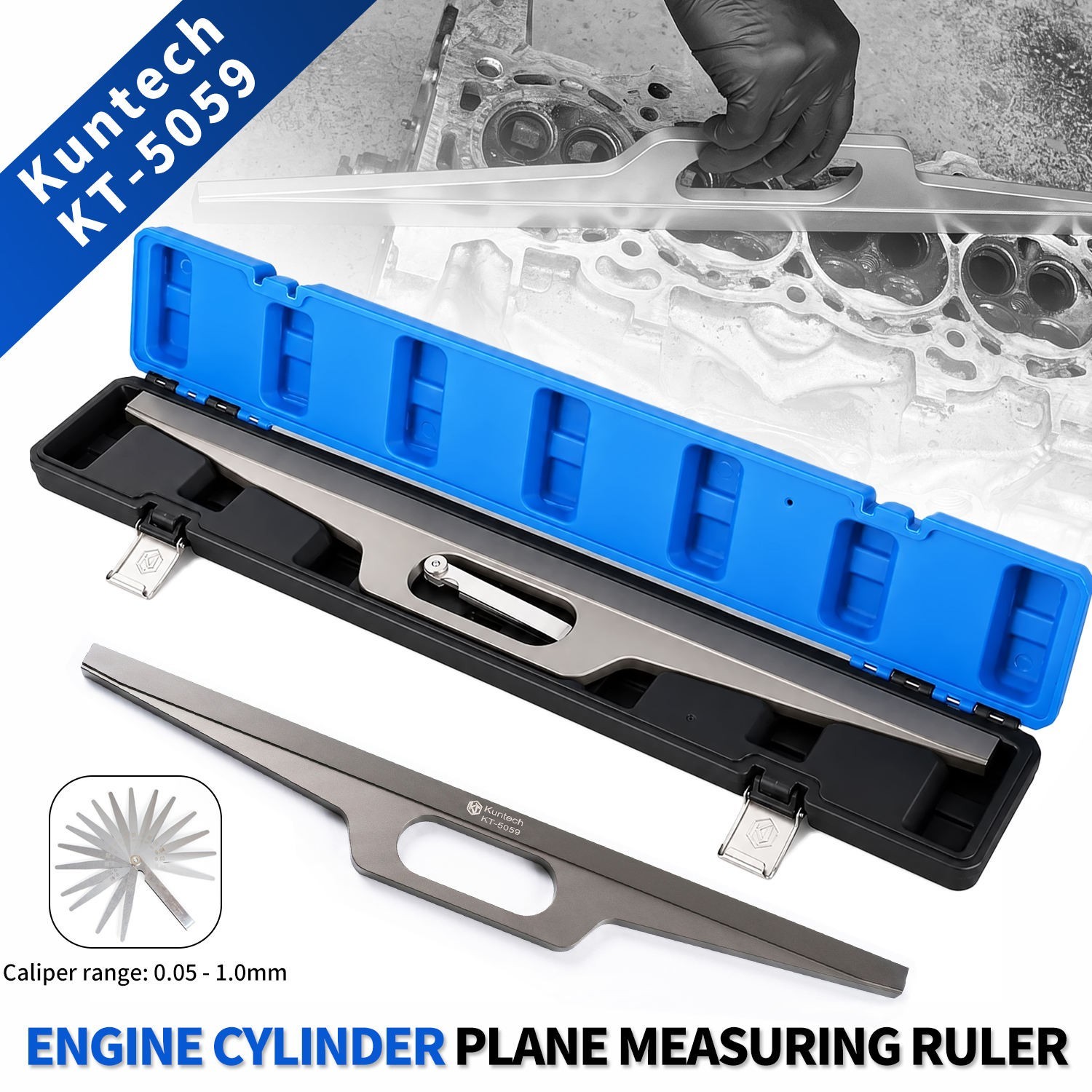 24\'\' Cylinder Head Machinist Precision Aluminum Straight Edge Tool,Engine Blocks