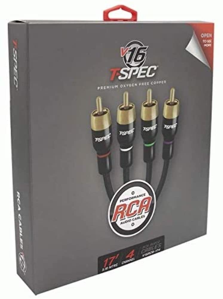 Metra Electronics/Heise V16RCA-174 - V16 Series 4 Channel Rca Audio Cables  17