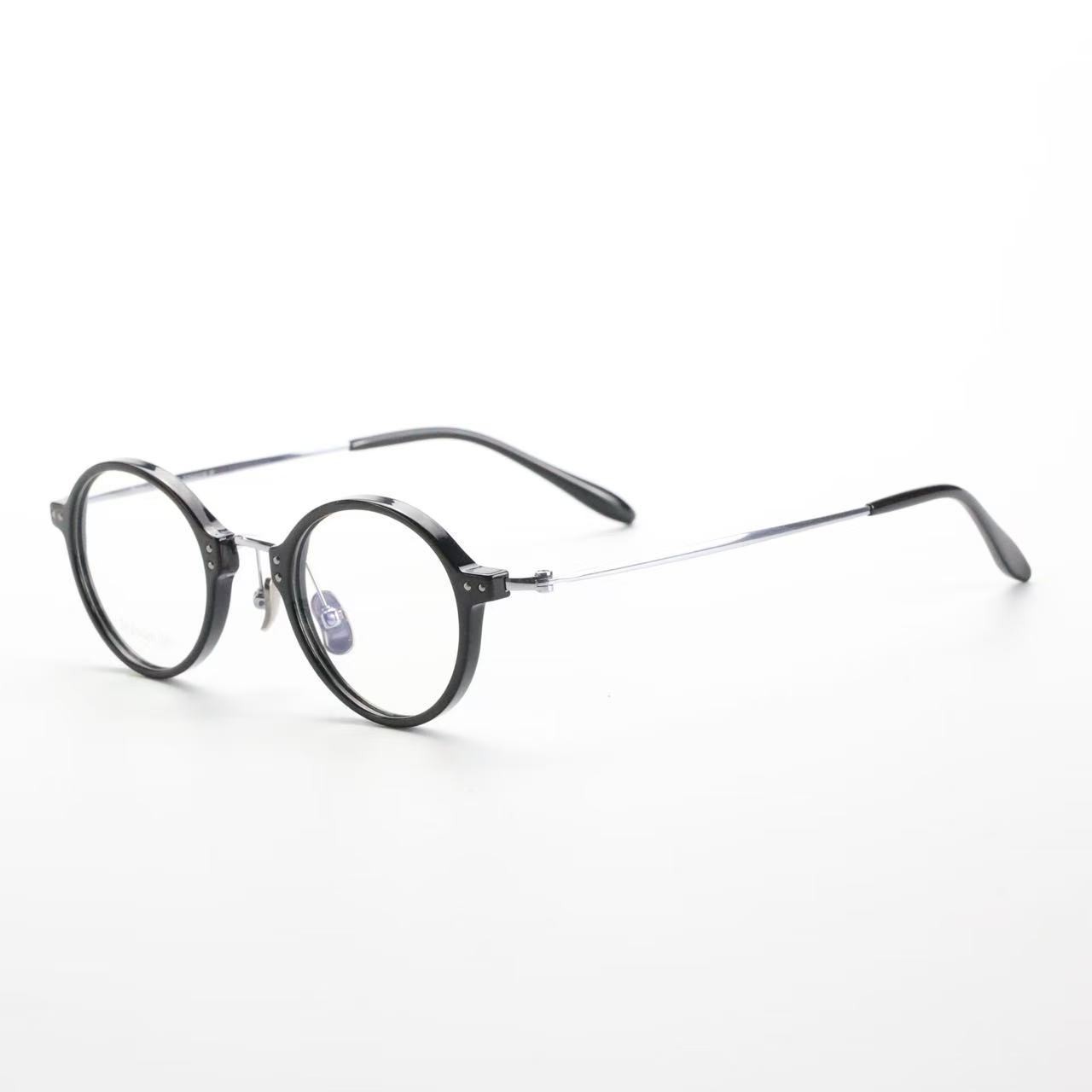Vintage Literary TR90+Metal Retro Eyeglass frame Round Women Men Reading Glasses