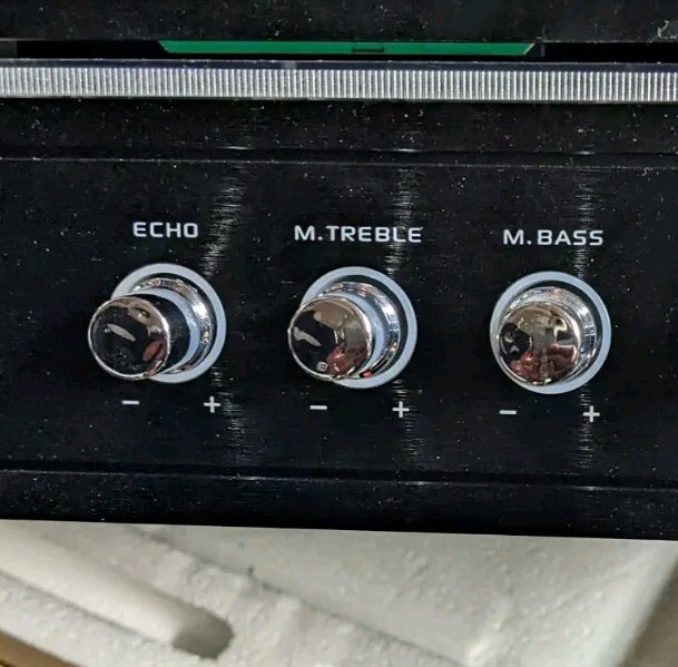 Pyle PD1000BA Turn Dial Knobs Replacement Parts (3) Echo M. Treble Bass - + Pyle PD1000BA Turn Dial Knobs Replacement Parts (3) Echo M. Treble Bass - +