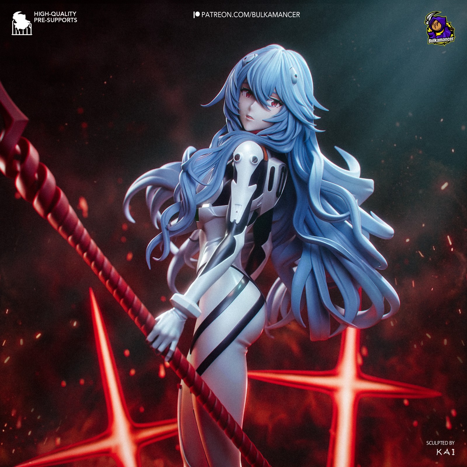 Evangelion Diorama 1/8 Scale Figure Garage Kit Unpainted Unassembled Resin