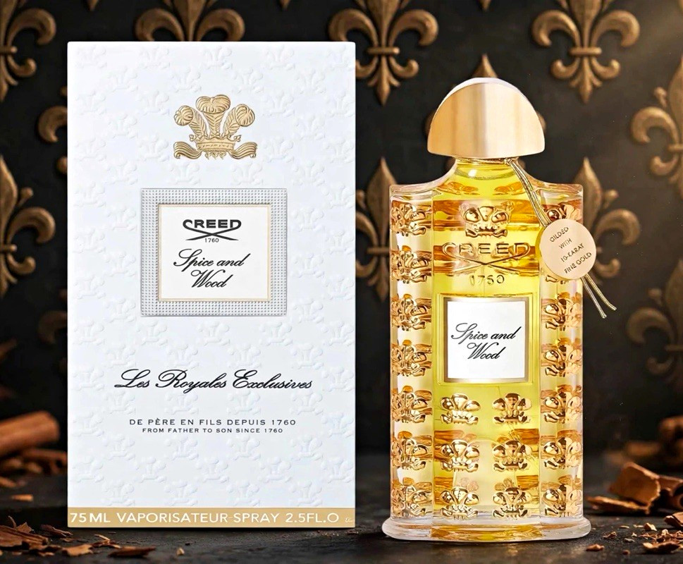 CREED Spice and Wood BNIB SEALED 75ml Les Royales Exclusives 10K Gold EDP CREED Spice and Wood BNIB SEALED 75ml Les Royales Exclusives 10K Gold EDP
