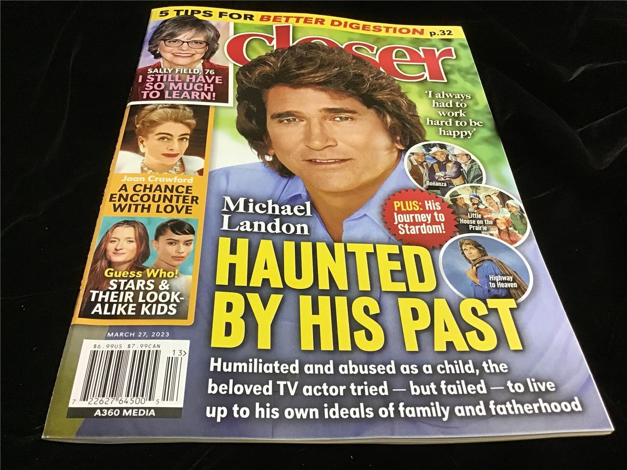 Closer Magazine March 27, 2023 Michael Landon, Sally Field, Joan Crawford