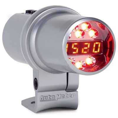 AUTOMETER 2-1/16in D/P/S Shift Light - 1 Stage- Silver- 5344