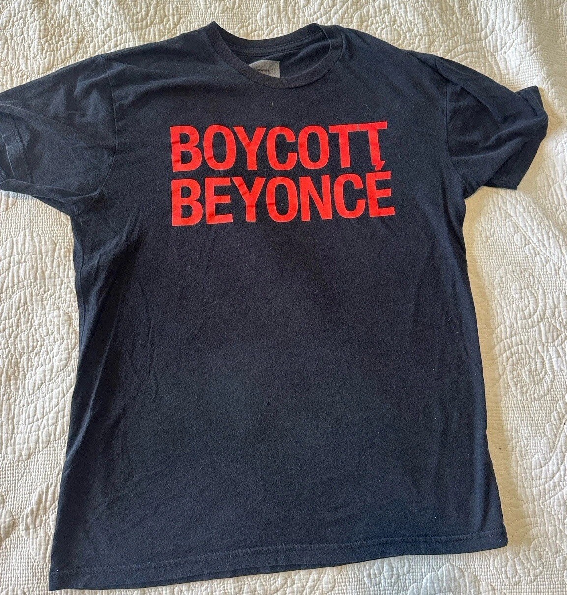 Official Beyonce Formation World Tour 2016 Merch Boycott Beyoncé Tee  Sz M