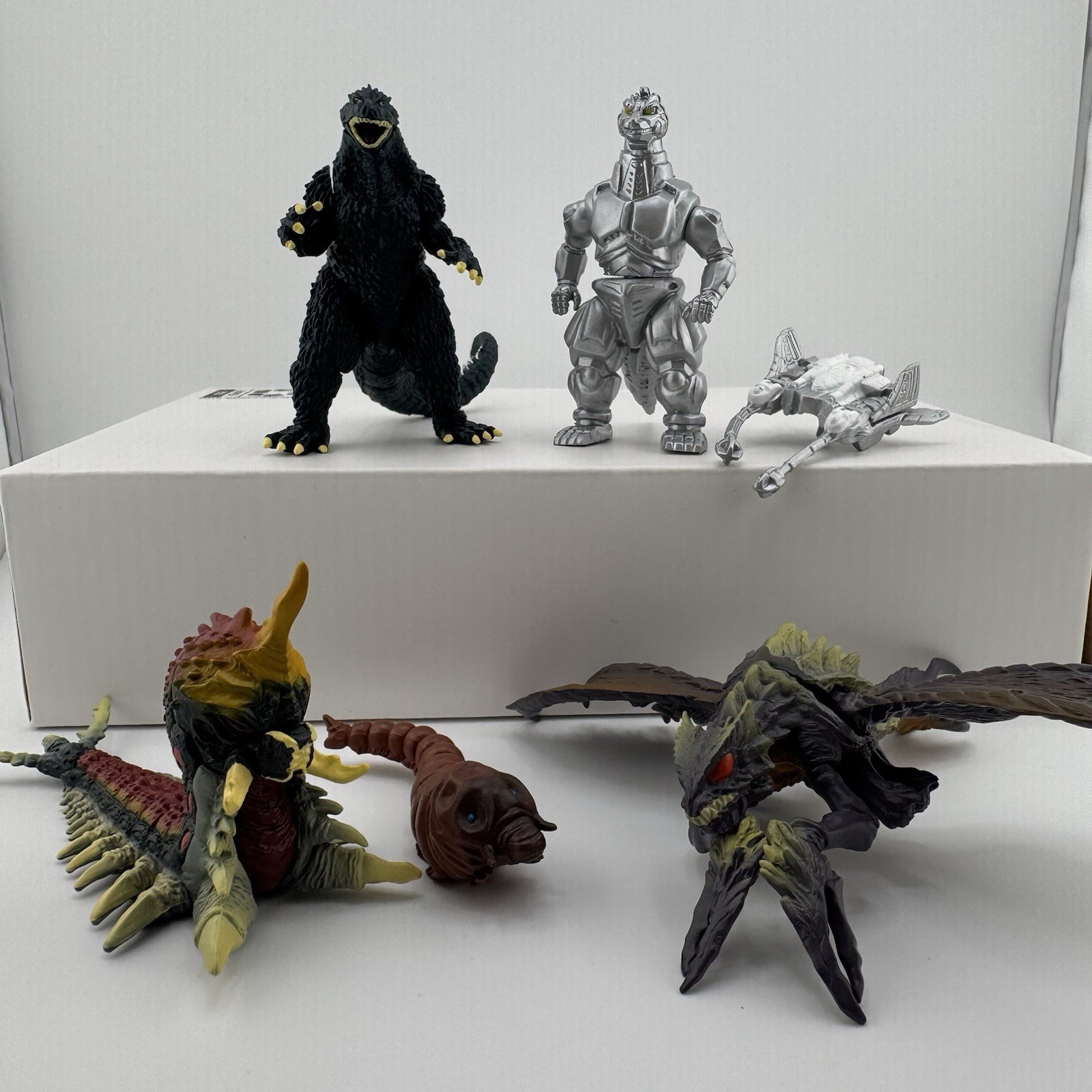 Bandai Godzilla HG Gashapon Figure Lot 6pc GMK Mechagodzilla Battra Megaguirus