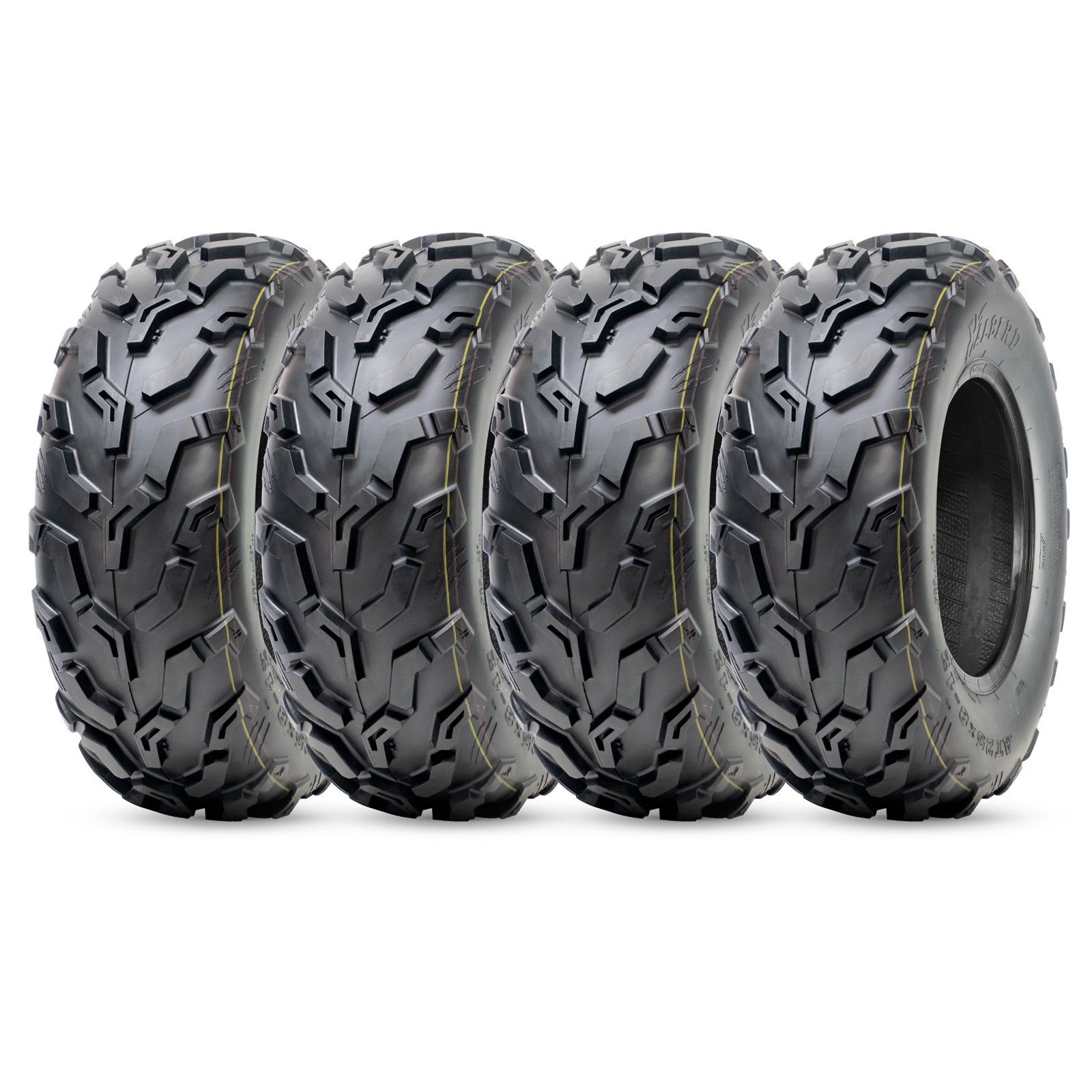 Set 4 ATV UTV Tires 25x8-12 25x10-12 6PR All Terrain 25x8x12 Front 25x10-12 Rear