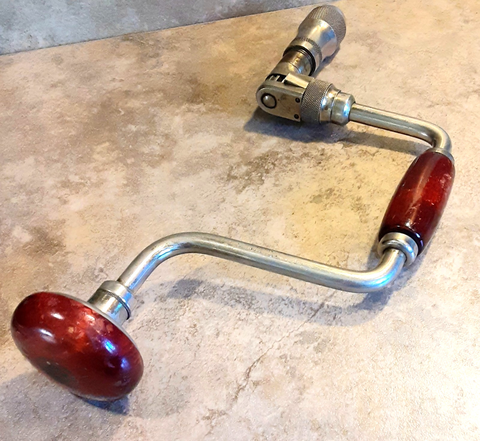 SEARS GOLDEN JUBILEE 1936 ~ Hand-Operated Bit Brace # 62095 SEARS GOLDEN JUBILEE 1936 ~ Hand-Operated Bit Brace # 62095