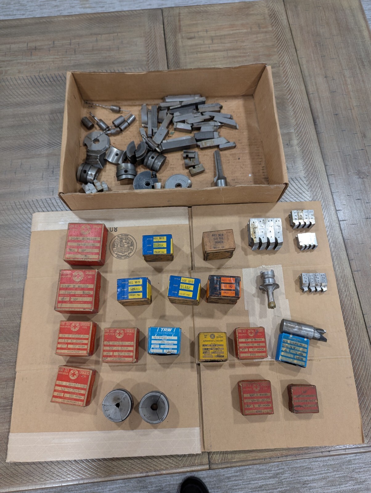 Large Amount Die Chaser Sets And Collet Pad Lots-Various Brands And Sizes Large Amount Die Chaser Sets And Collet Pad Lots-Various Brands And Sizes