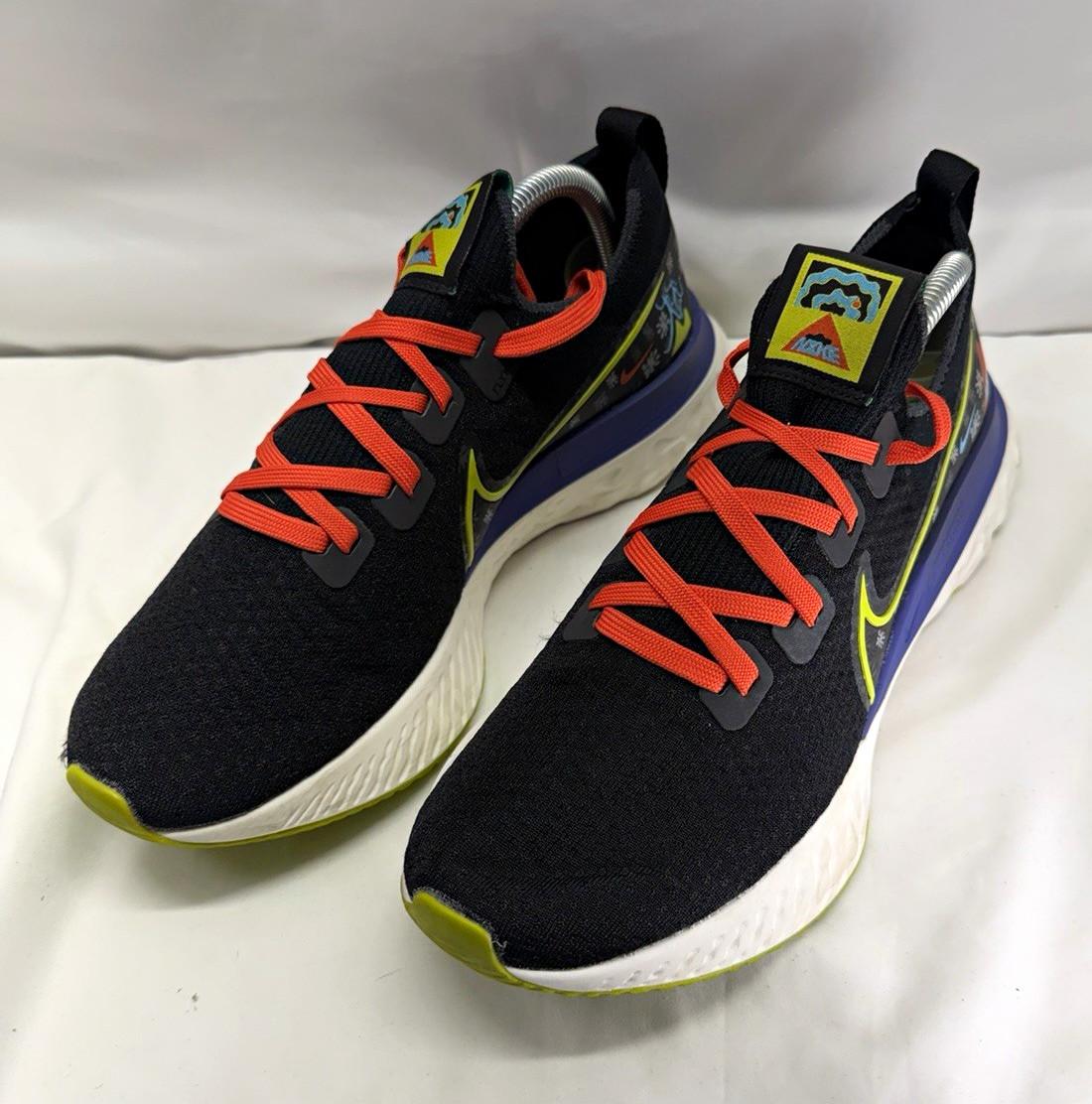 Nike React Infinity Run Flyknit AS Mens Black Sail Bright Cactus CZ2358-001