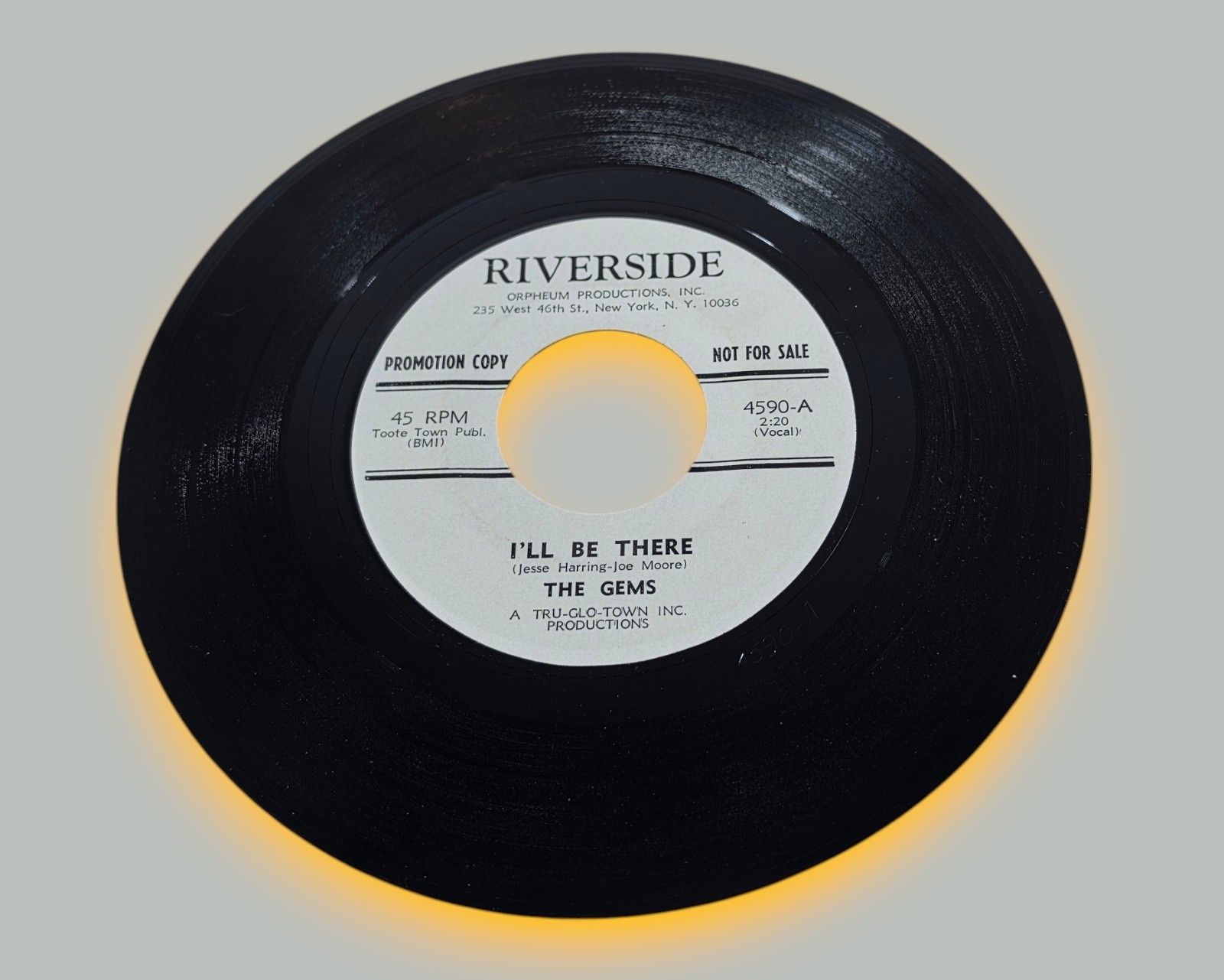 The Gems I'll Be There 45 RPM Riverside 4590 Promo Northern Soul 1967 VG The Gems I'll Be There 45 RPM Riverside 4590 Promo Northern Soul 1967 VG