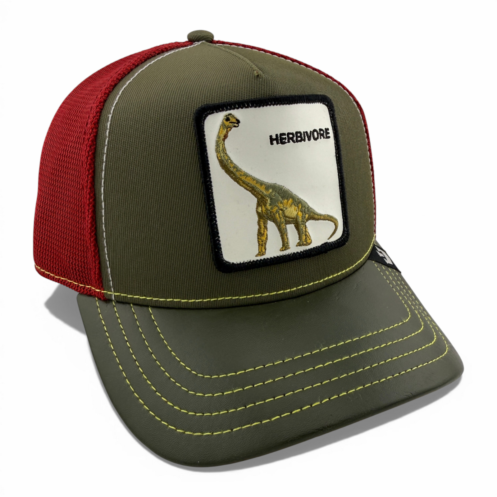 Goorin Bros Herbivore Dino Thunder Lizard Farm Mesh Trucker Snapback Adjustable Goorin Bros Herbivore Dino Thunder Lizard Farm Mesh Trucker Snapback Adjustable