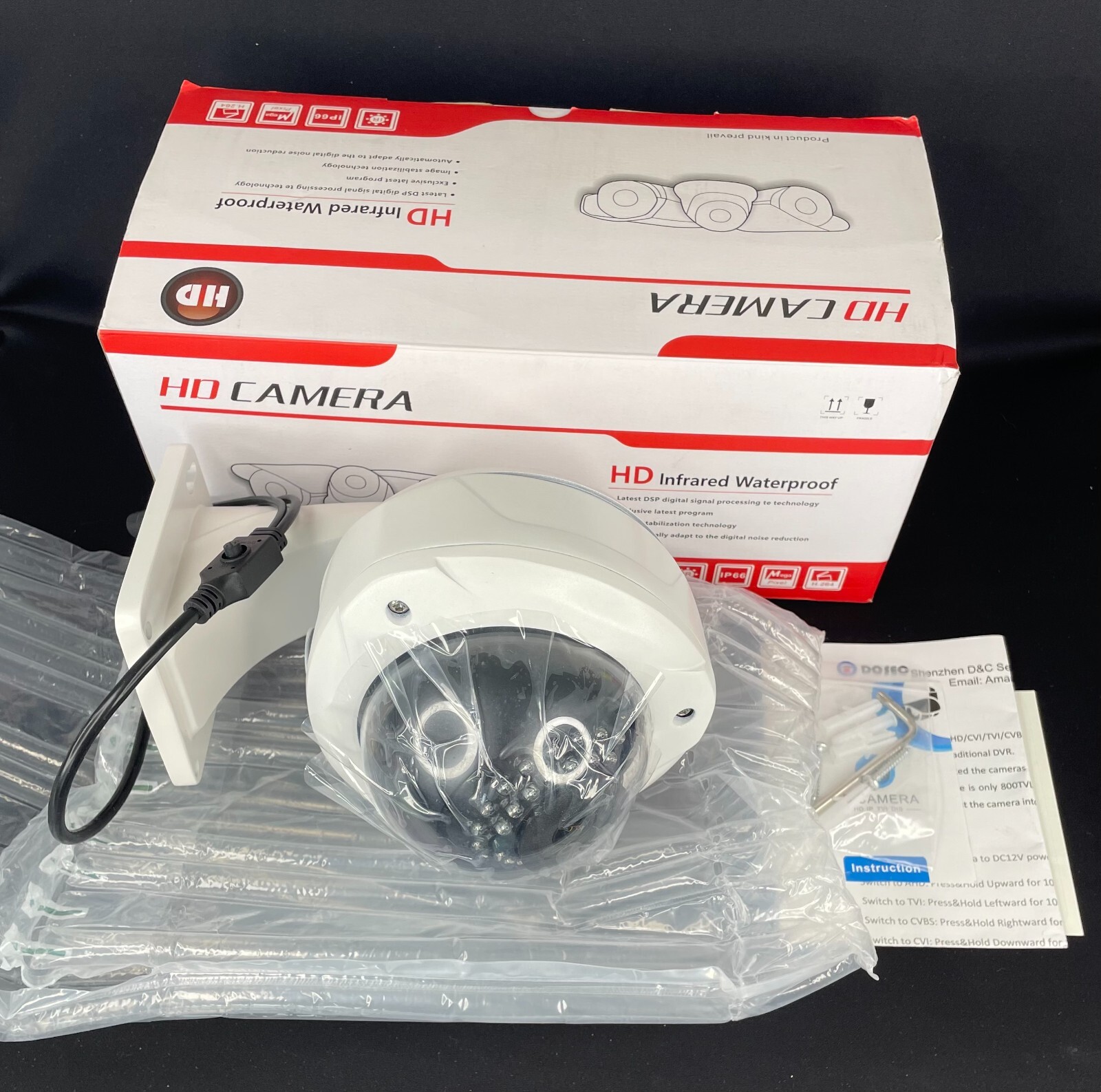 HD Camera 2MP 180 Degree Wide Angle Camera (DC-AHD180CDV) HD Camera 2MP 180 Degree Wide Angle Camera (DC-AHD180CDV)