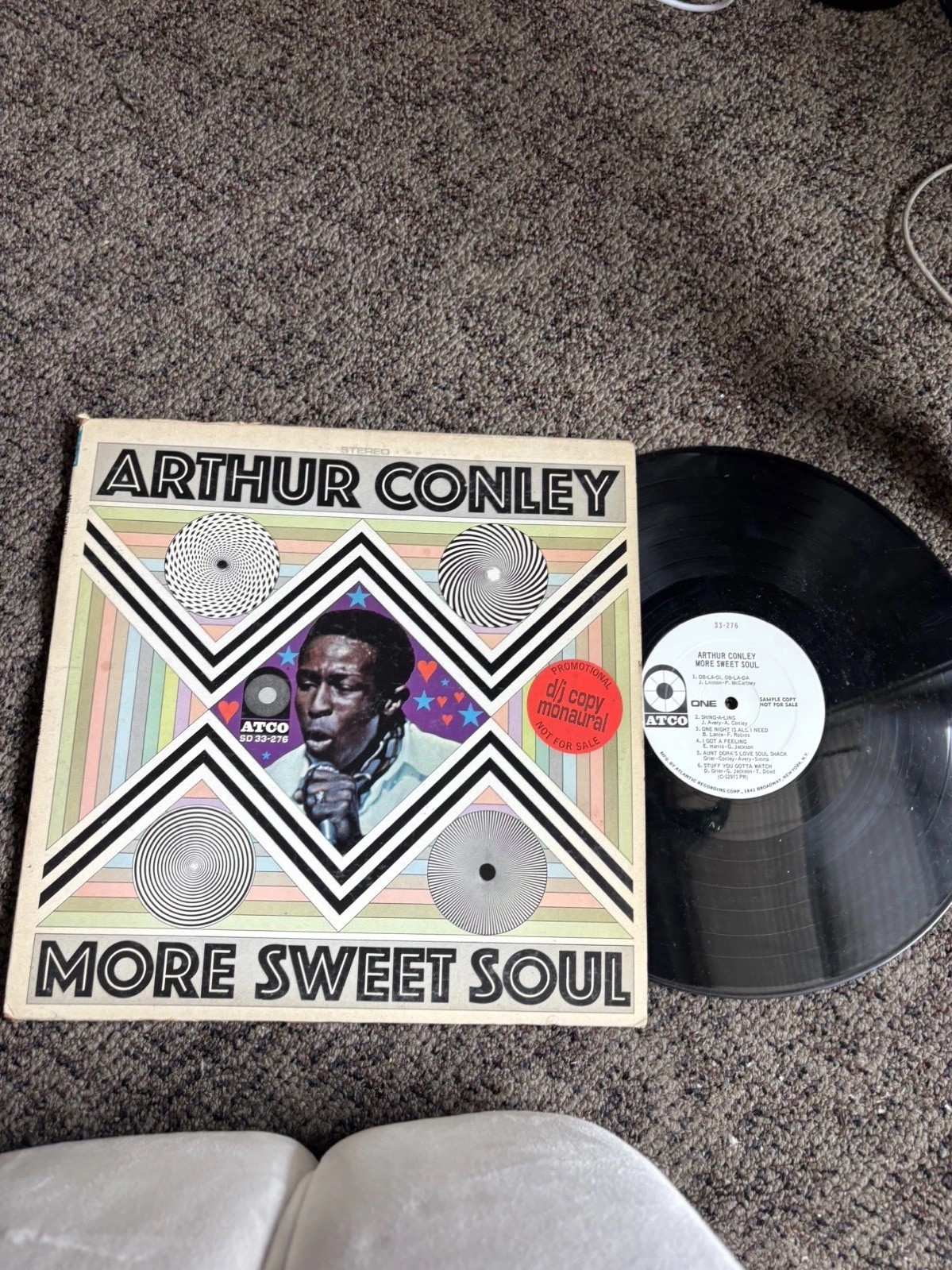 VERY RARE Vintage Arthur Conley – More Sweet Soul 3 3/4 IPS Promo Copy 🔥 VERY RARE Vintage Arthur Conley – More Sweet Soul 3 3/4 IPS Promo Copy 🔥