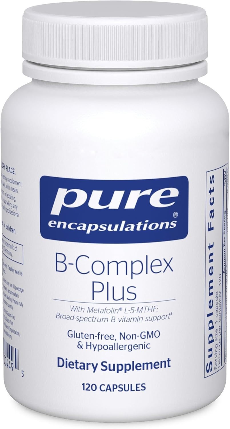 Pure Encapsulations B-Complex Plus - 120 Capsules Exp 2028