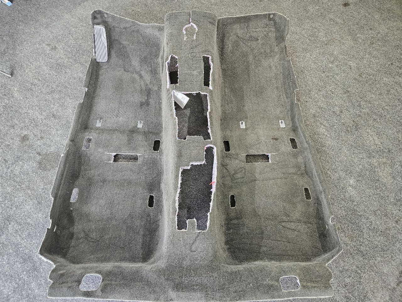 2010-15 Camaro Coupe Molded Interior Cabin Floor Carpet, Black, 5k Miles - OEM