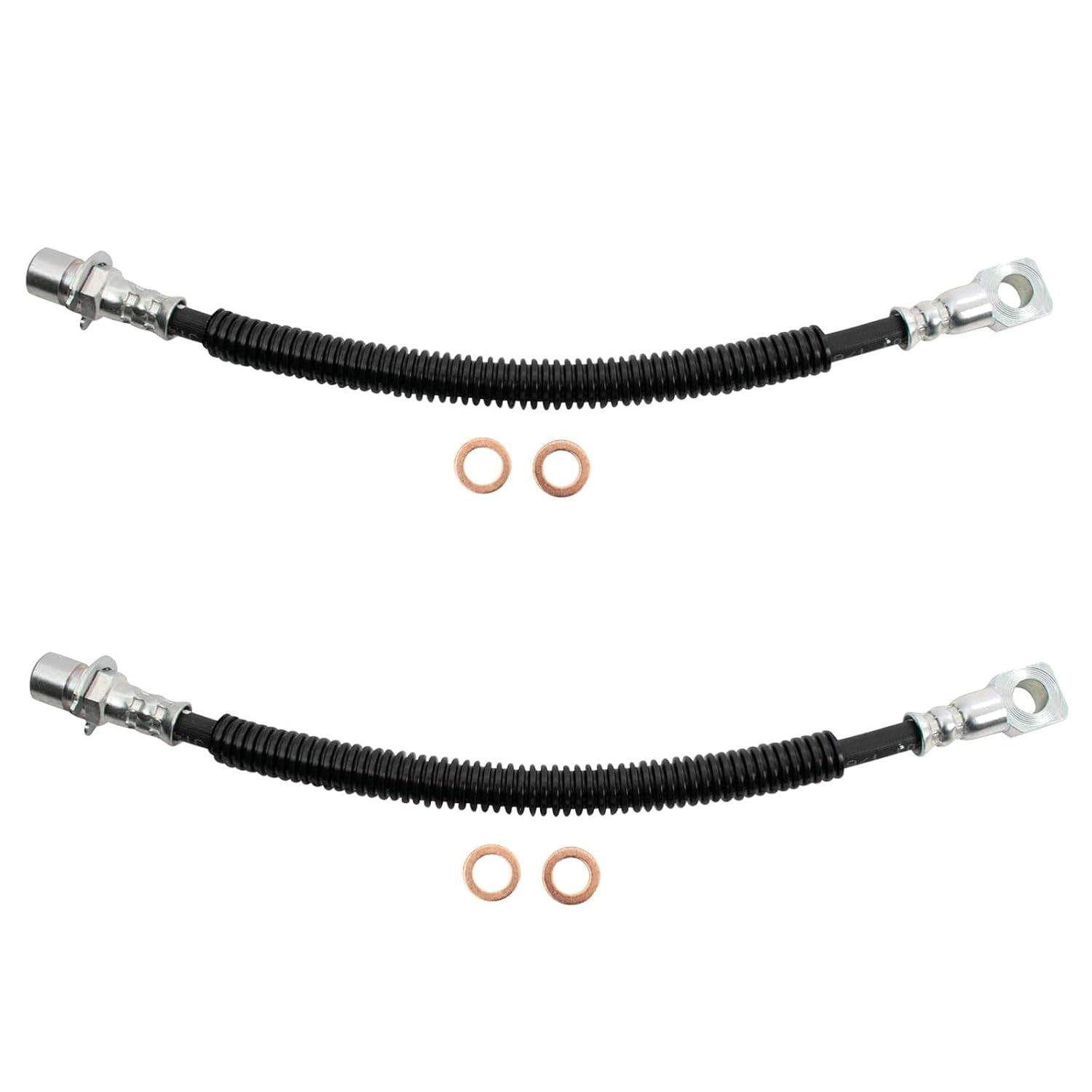 TRQ Front Brake Hose Set 3/4