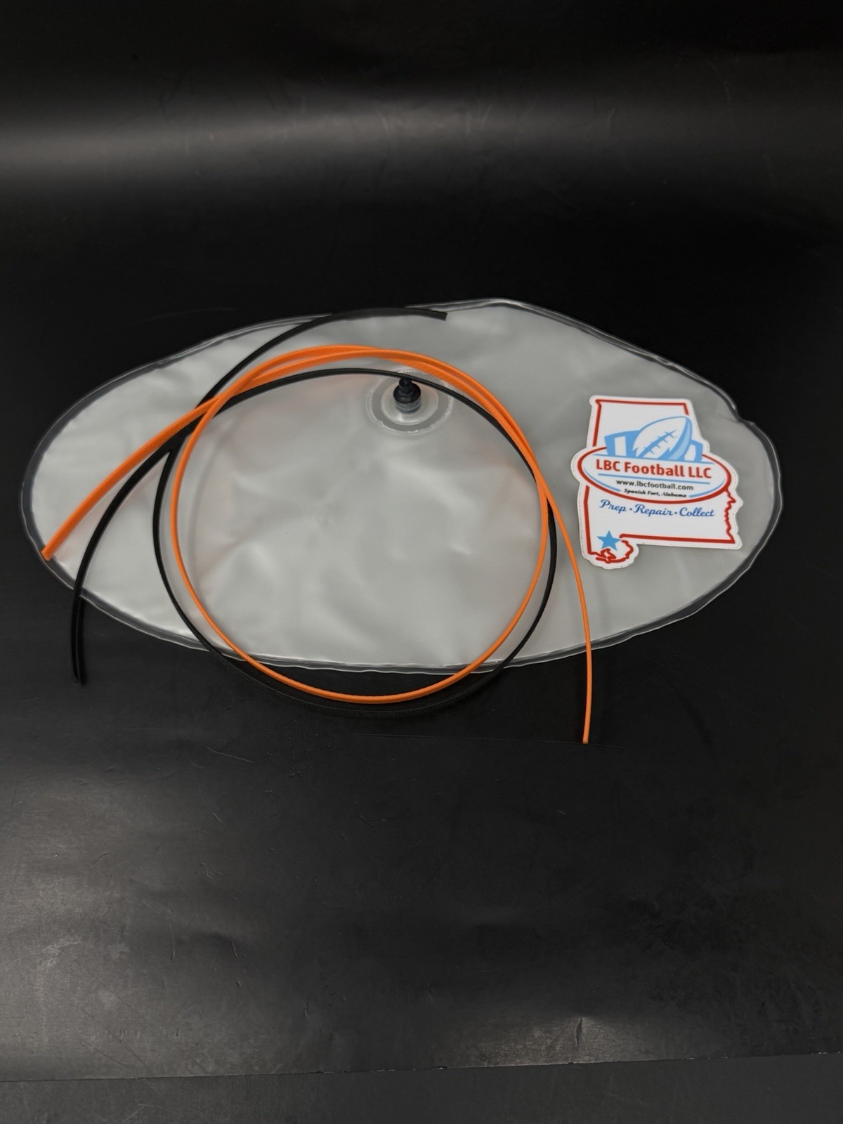 Poly TPU Football Bladder + Orange Tacky Football Lace Football Repair Kit