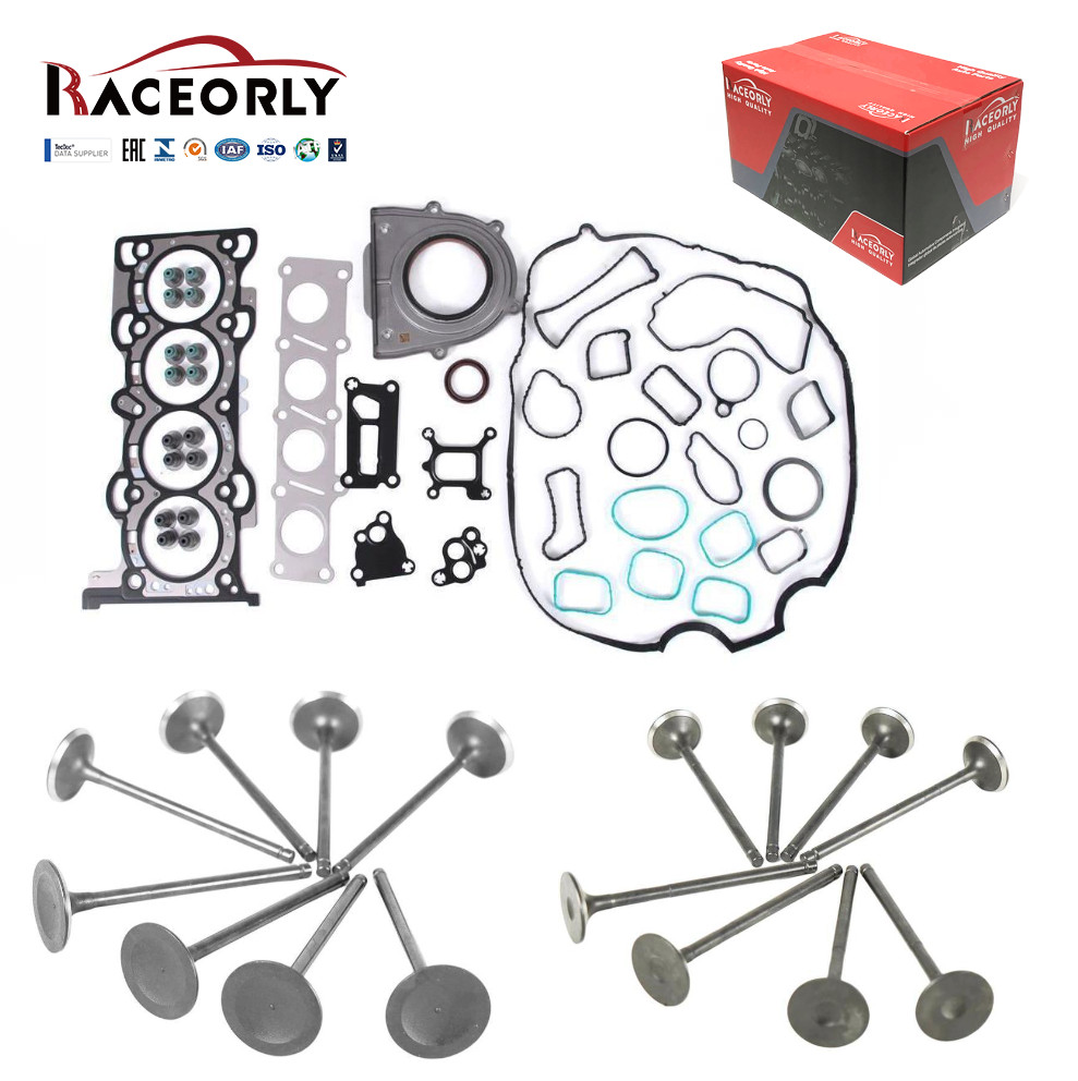 RACEORLY Full Head Gasket Valve Set For Jaguar Land Rover 2.0L AJ200 204PT 240HP