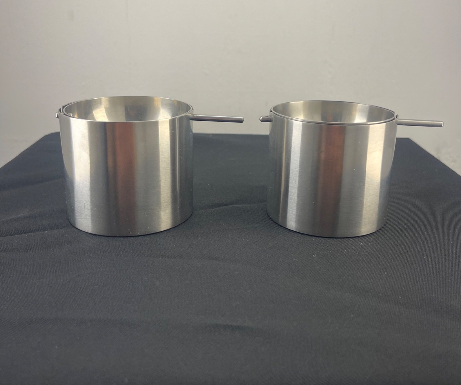 Stelton Denmark Stainless Ashtrays.