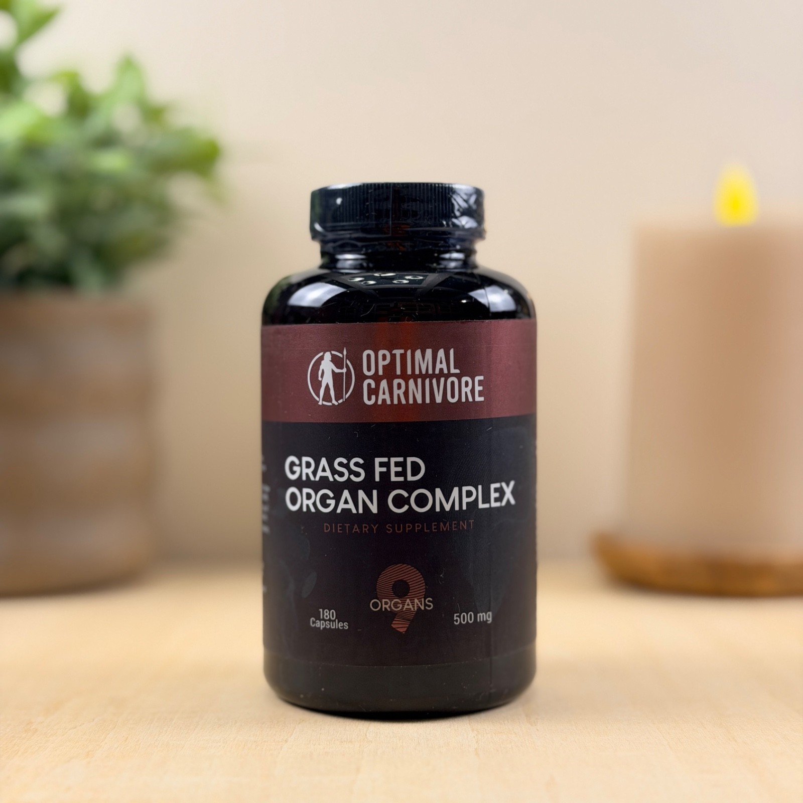 Optimal Carnivore Grass Fed Organ Complex 500MG 180 Capsules (9 Organs) Optimal Carnivore Grass Fed Organ Complex 500MG 180 Capsules (9 Organs)