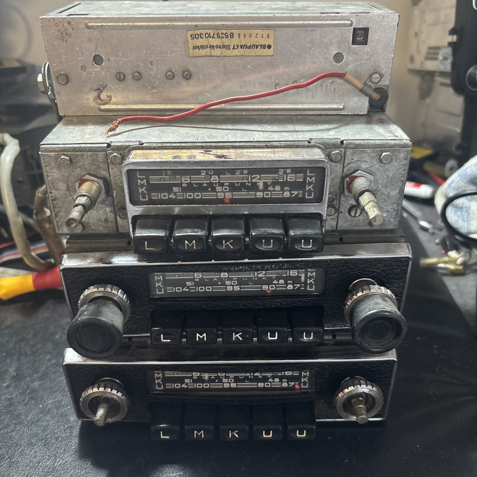 3 x Blaupunkt Frankfurt Car Radio Vintage 3 x Blaupunkt Frankfurt Car Radio Vintage