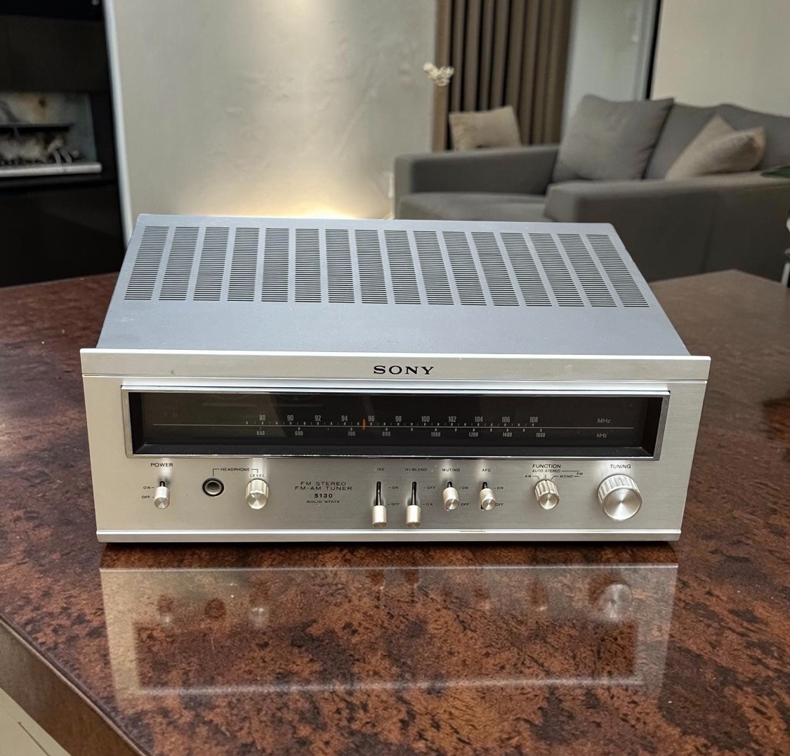Sony ST-5130 Vintage FM Stereo FM/AM Tuner Audiophile Classic Fully Functional