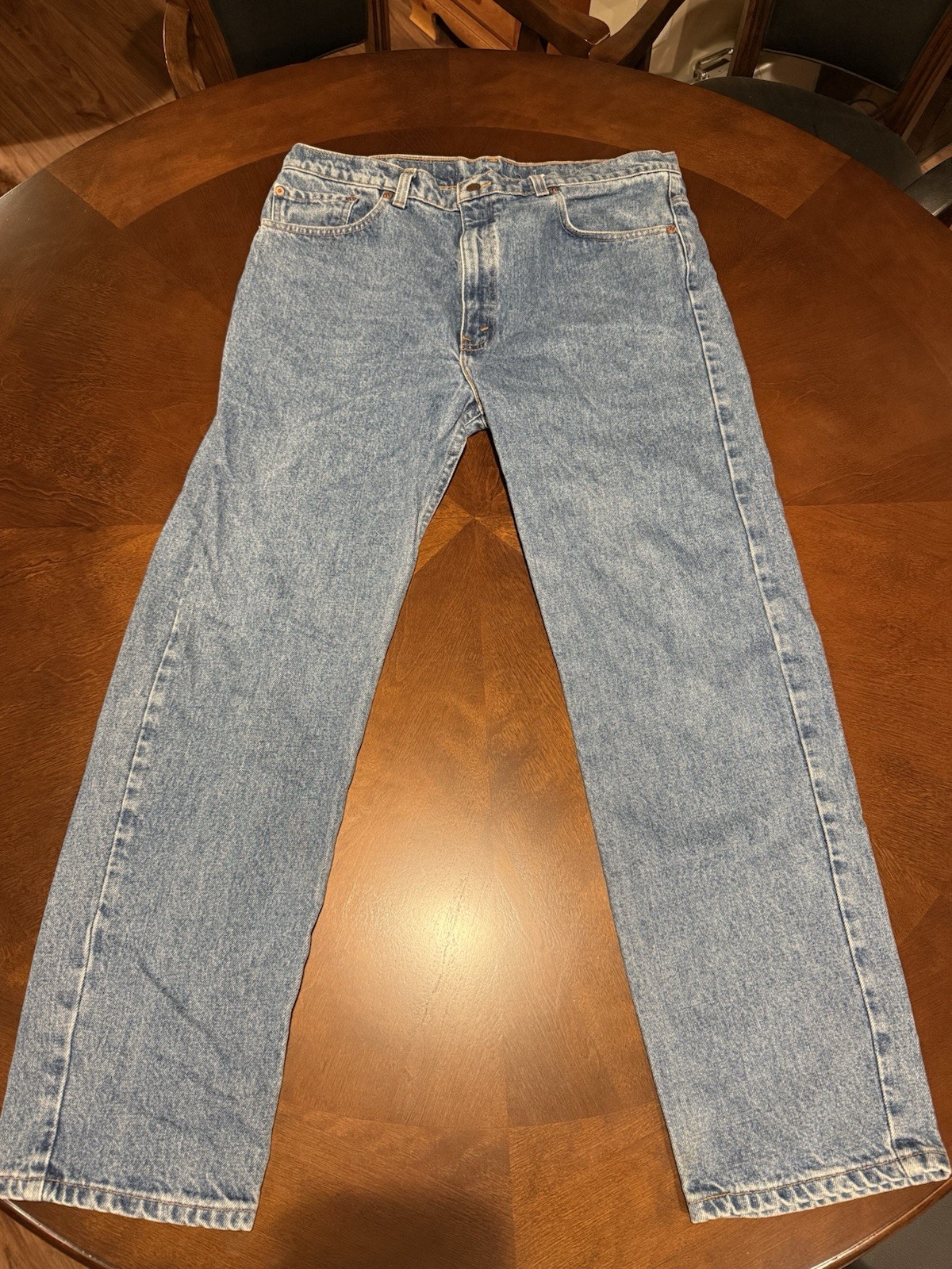 Levis 505 Regular Fit Jeans Mens 38x30 Medium Wash Blue Straight Leg Denim Levis 505 Regular Fit Jeans Mens 38x30 Medium Wash Blue Straight Leg Denim