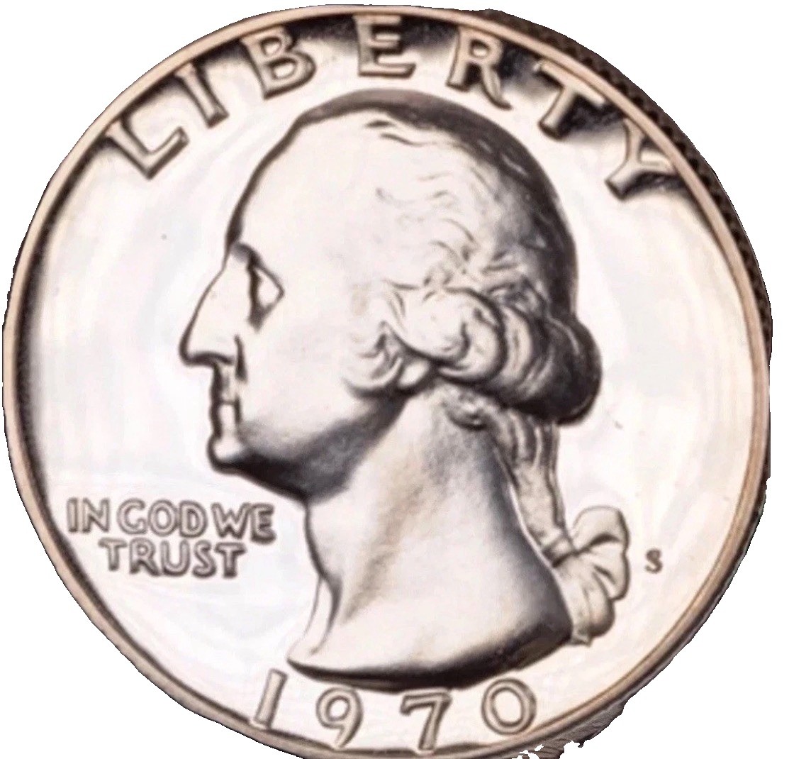1970-S GEM PROOF Washington Quarter Coin BLAZING PRF Fast Shipping