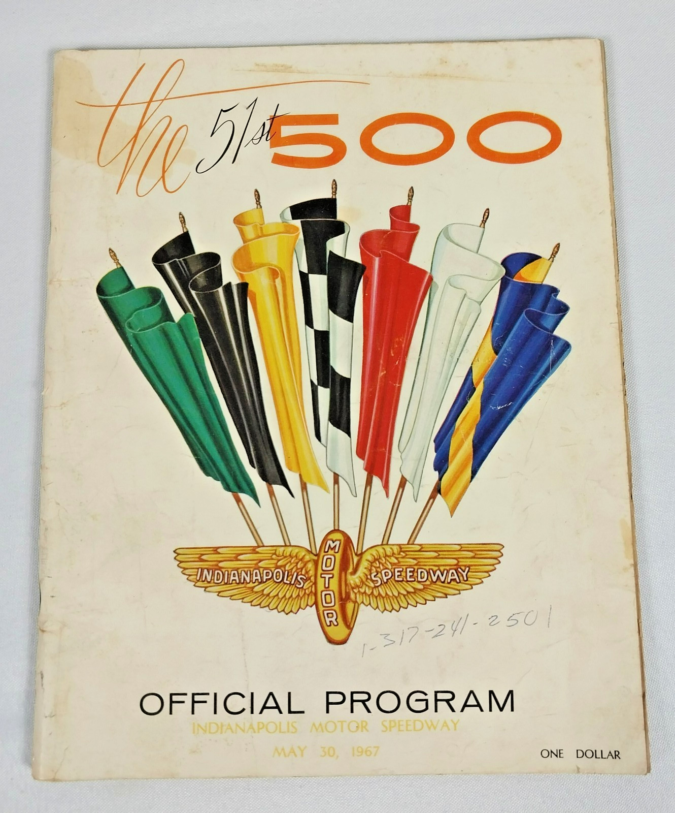Vintage Indianapolis 500 Programs Lot 1967 1970 1971 w Inserts IMS