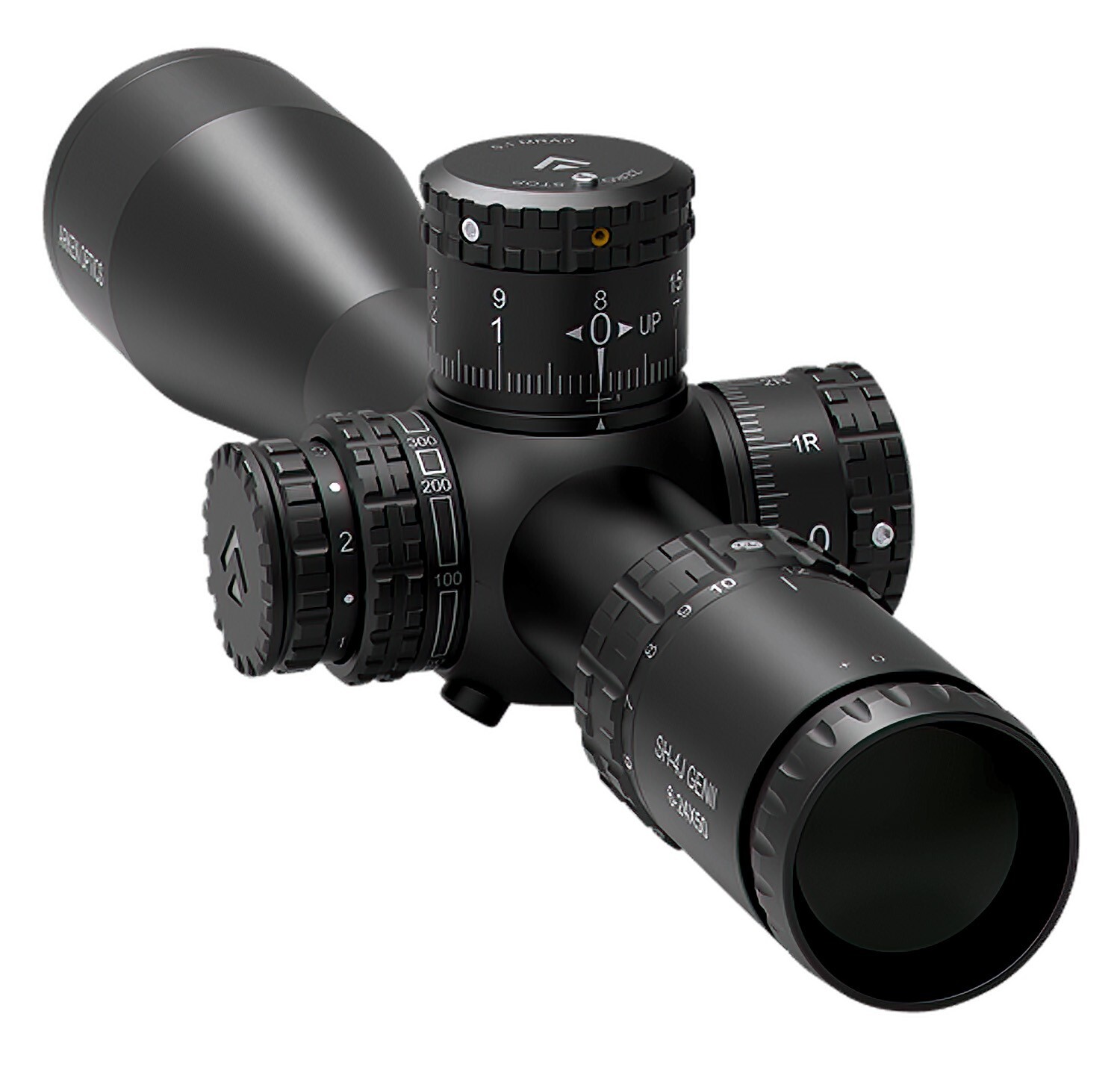 Arken Optics SH4J 6-24X50 GEN2 FFP MIL VPR Reticle with Zero Stop - 34mm Tube