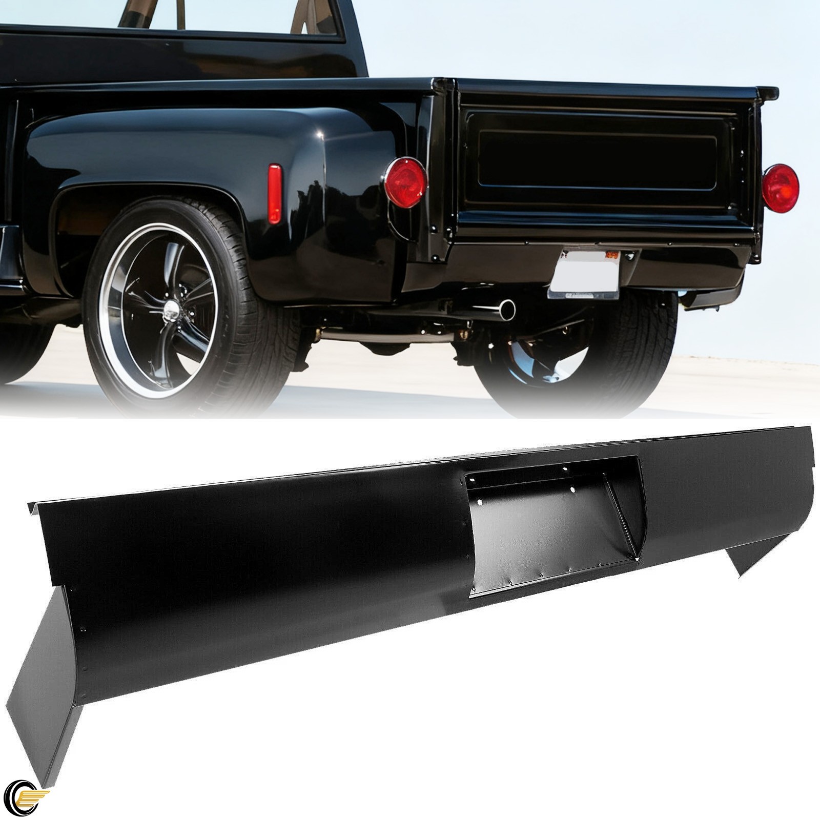 Rear Roll Pan Steel For 1954-1987 Chevy GMC C10 C20 C30 K10 K20 K30 Stepside
