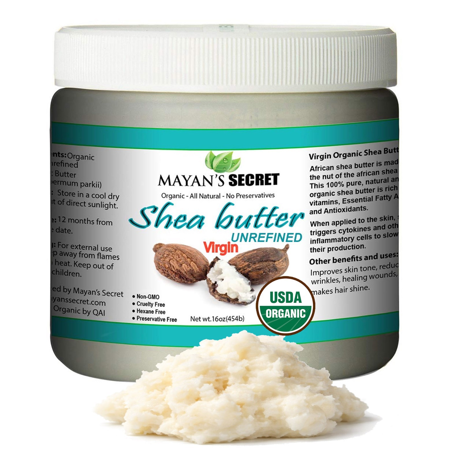 Raw African Shea Butter 100% Pure Unrefined Organic Natural Bulk Wholesale 