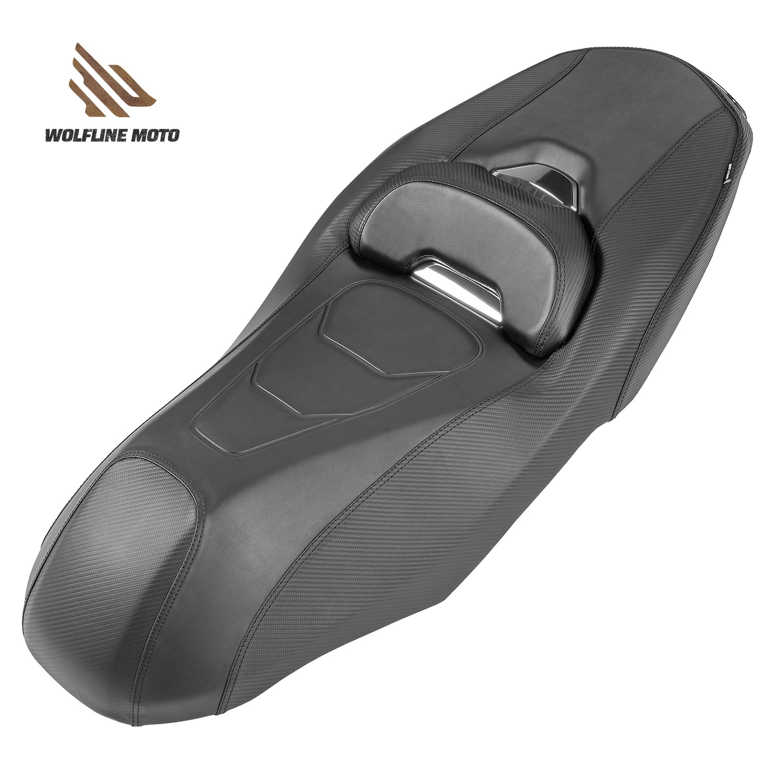 WOLFLINE Dual Seat For Yamaha X-Max 125 300 2023-2026 Comfort Long Ride Cushion