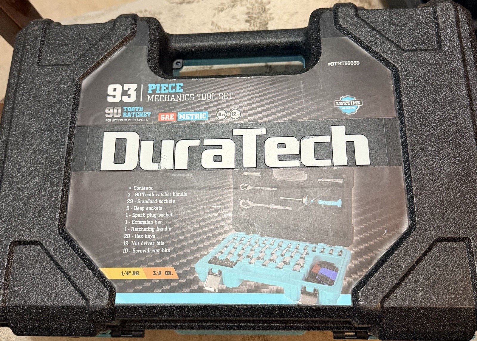 Duratech 93PCS Mechanics Tool Set DTMTSS093 Duratech 93PCS Mechanics Tool Set DTMTSS093