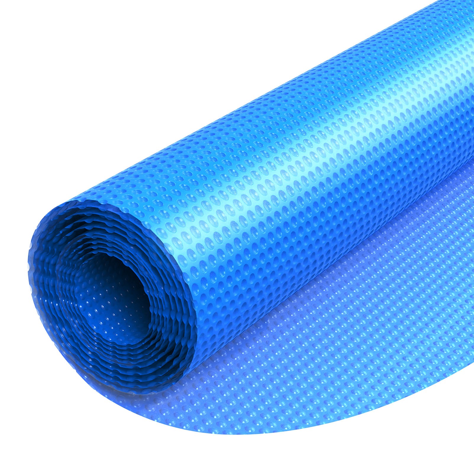 Uimoso Solar Pool Cover 27 ft Round, 16 Mil Bubble Blanket for Heat Retention