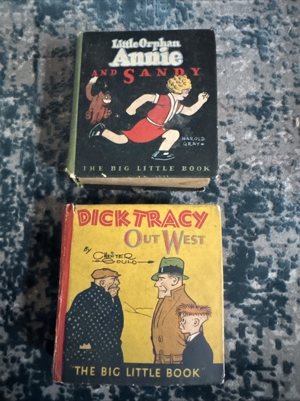 Scarce Big Little Book, Little Orphan Annie and Sandy / Dick Tracy Out West