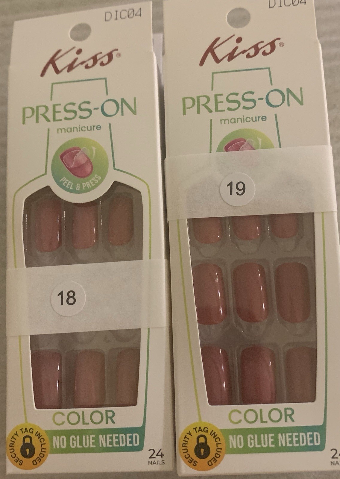 Kiss Press On 24 Nails Medium Gel Manicure Lean On Me Glossy Mauve Lot Of Two Kiss Press On 24 Nails Medium Gel Manicure Lean On Me Glossy Mauve Lot Of Two
