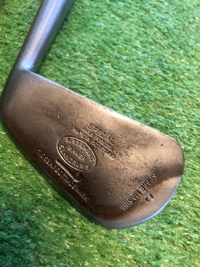 TOM STEWART SPECIAL Spade Mashie Wide Sole Deep Face Lines Head Is Tight L@@K 