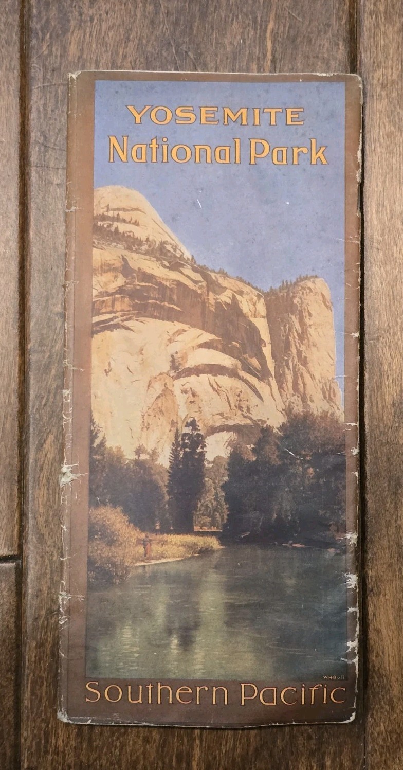 Vintage 1914 Yosemite National Park CA Brochure  Travel Southern Pacific RR HTF