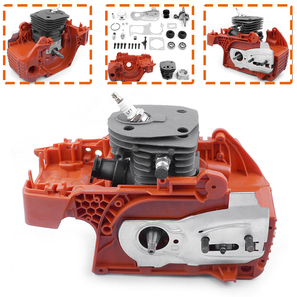 For Husqvarna 350  44mm Chainsaw Crankcase Piston Cylinder Motor Kit NEW