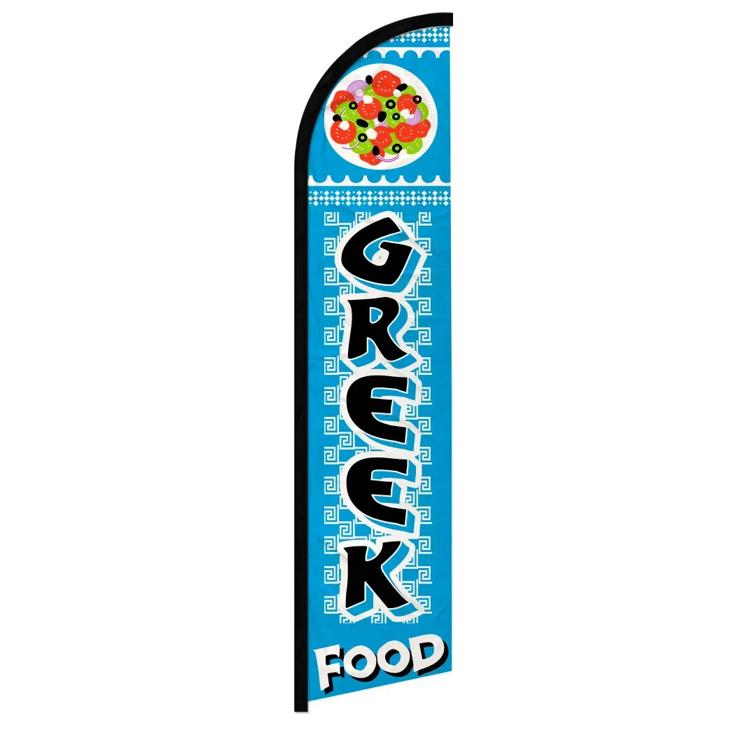 Restaurant Windless Full Sleeve Business Flags Breakfast Lunch Special Dinner