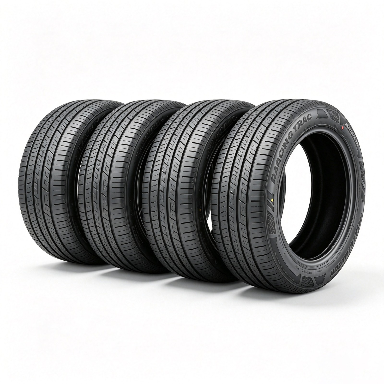 Set of 4 Tires 205/55R16 91V RACING TRAC A/S All Season High Speed Responsive