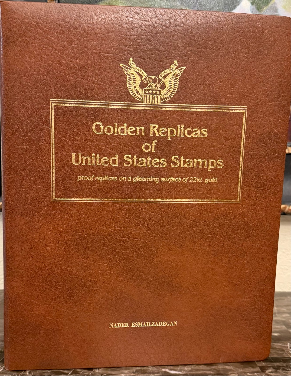 Golden Replicas of United States Stamps 22kt Gold First Day of Issue 75 Stamps