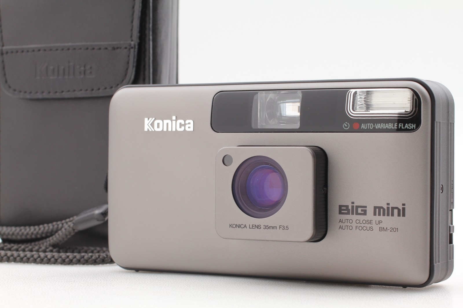 LCD Works MINT IN Case Konica BiG mini BM-201 Point & Shoot Camera From JAPAN