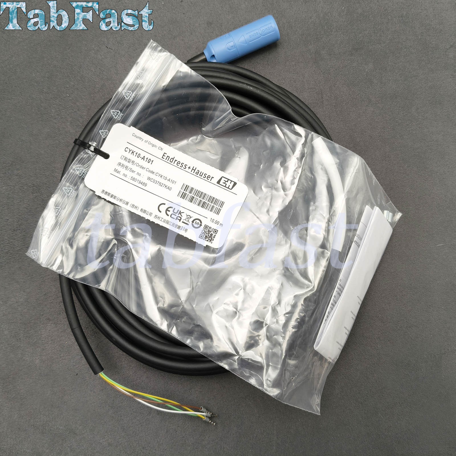 Brand New Endress+Hauser E+H CYK10-A101 Electrode Cable